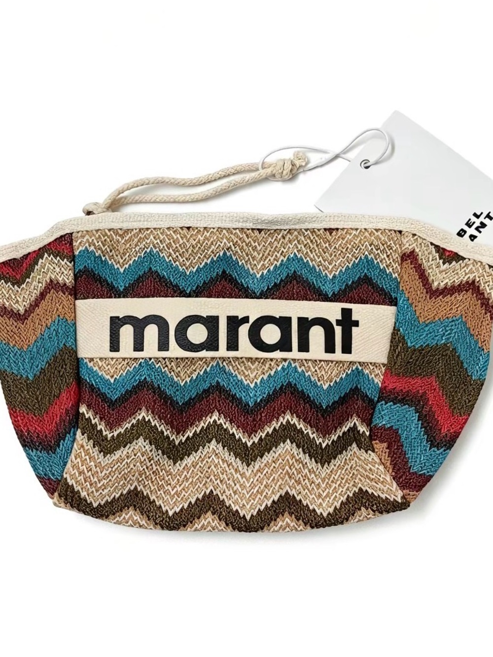 Isabel Marant Chevron Knit Cosmetic Bag